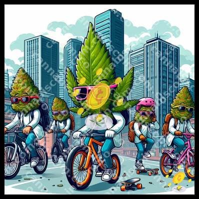 Ganyas on their urban stroll