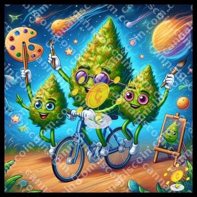 Ganyas painters on their cosmic adventure