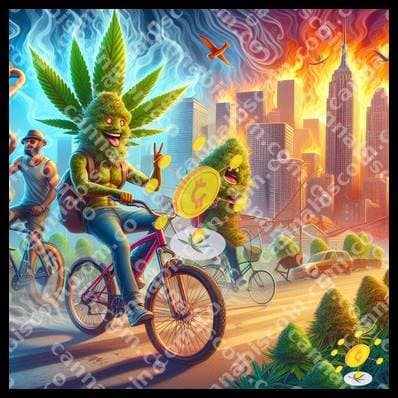 Urban porro on a bicycle