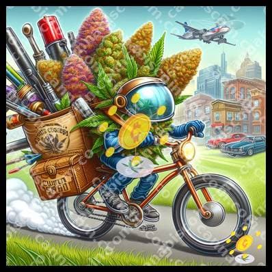 Stylish Herb on Its Adventure
