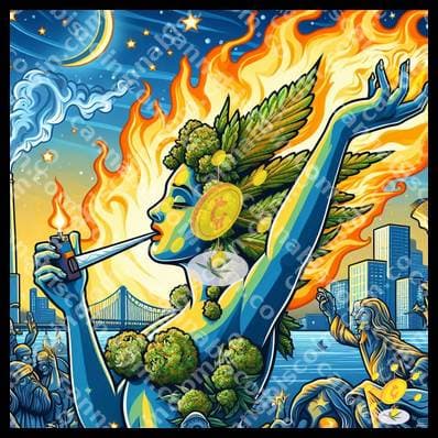Deity of the fiery moño