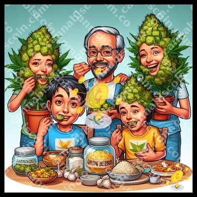 Lunch of buds with laughter