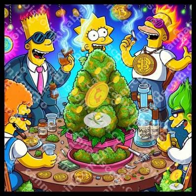 Laughs of buds in the celebration