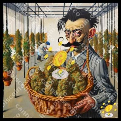 Salvador Dalí in Cannabis Garden