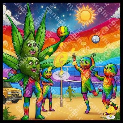 Ganyas party in the rainbow