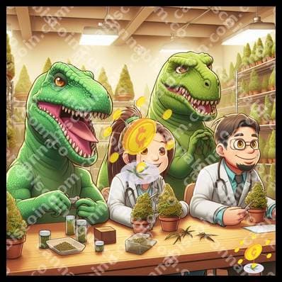 Encounter of herb on the table
