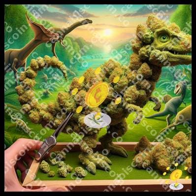 Bow of ganja in the dinosaur era