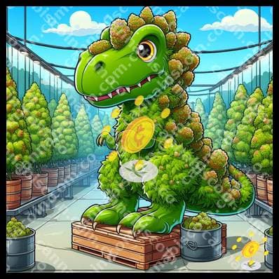Herbs in the dinosaur farm