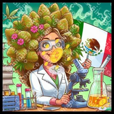 Little Macoña in the happy lab
