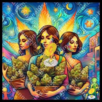 Little joint in the embrace of creativity