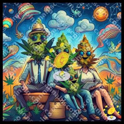 Family of buds in joy