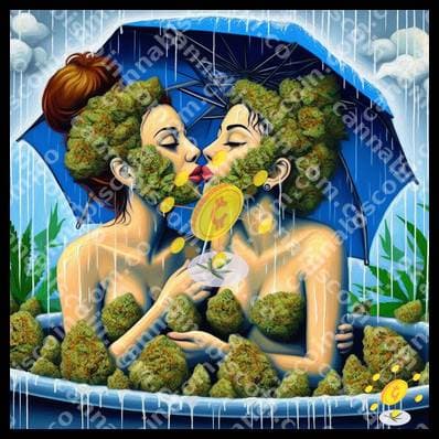 Buds under the rain of love
