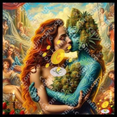 Duet of yerbas in the garden