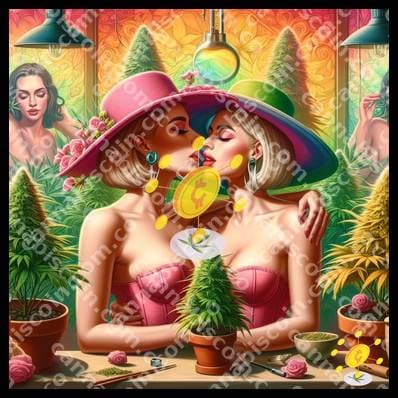 Lovers and the ganya of the garden