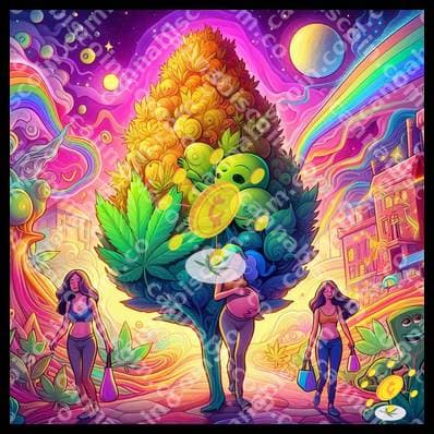 Colorful Cannabis Family