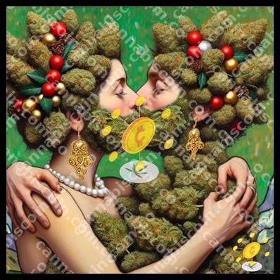 Bow in the green embrace of love
