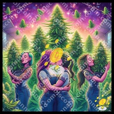Joint of love in the greenhouse