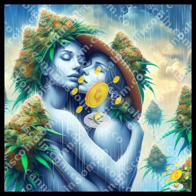 Herbs under the rain of love