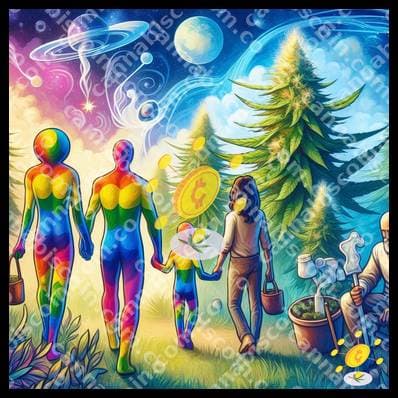 Little herbs in the love celebration