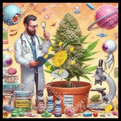 Laughter of ganja at the clinic