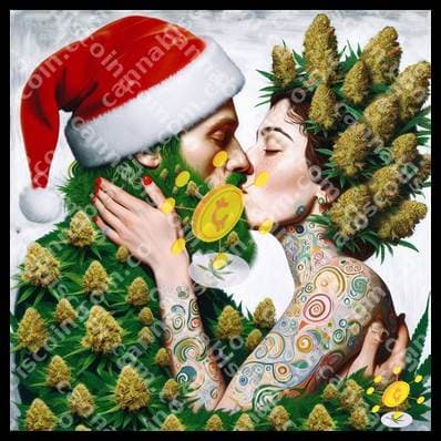 Kiss of little buds among friends