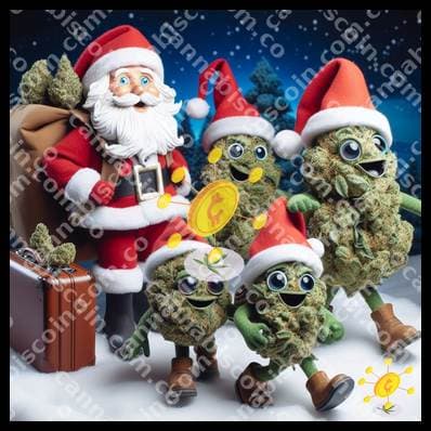 Santa and Traveling Buds