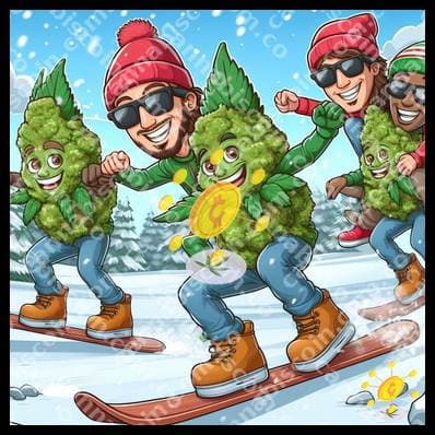 Silly bud in the skiing party