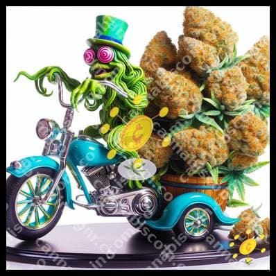 Surreal Orbit of Ganya and Motorcycle