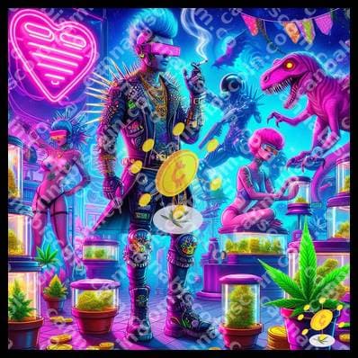 Cyberpunk Ganyas in Neon