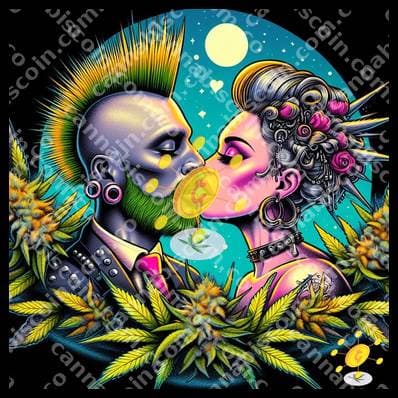 Bow Kiss in the Punk Garden