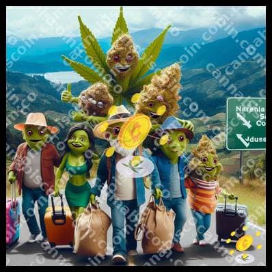Adventure of the little ganja in the air