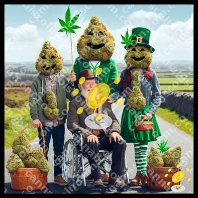 Celebration of buds on the road