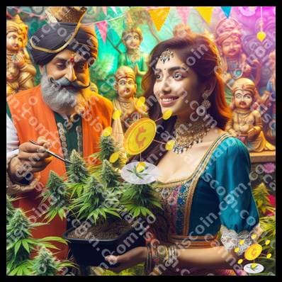 Celebration of ganyas at the temple