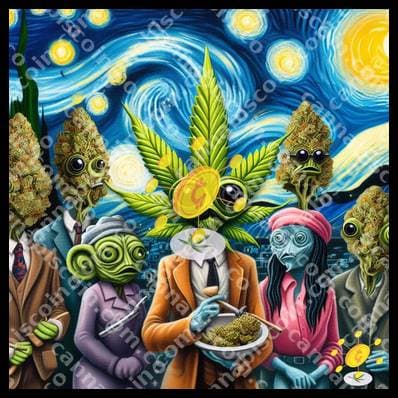 Dance of ganyas in stellar art