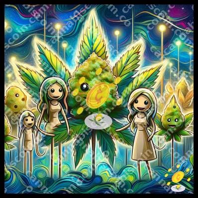 Dance of ganjitas in the cosmos