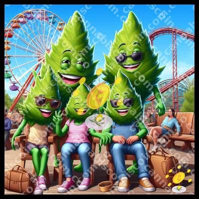 Family of ganyas on the roller coaster