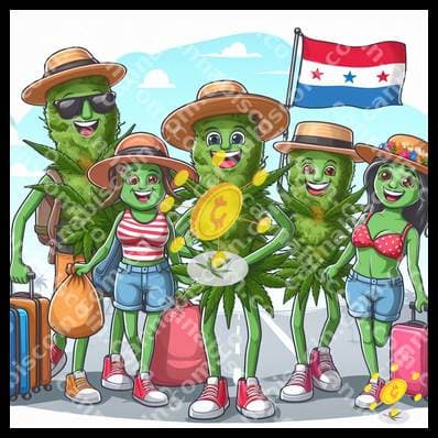 Family of ganyas in the store