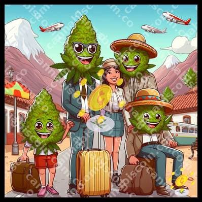 Family of bows on an international trip