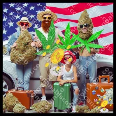 Party of buds at the festival
