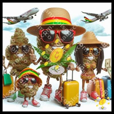 Party of ganjas in aviation