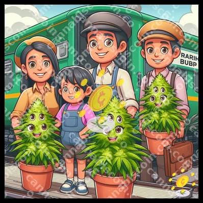 Party of Ganyas at the Train Station