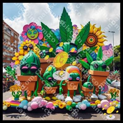 Party of ganjas at the Portuguese square