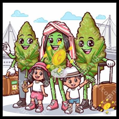 Party of marimondas at the parade