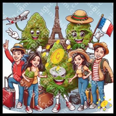 Ganyas at the Eiffel Tower