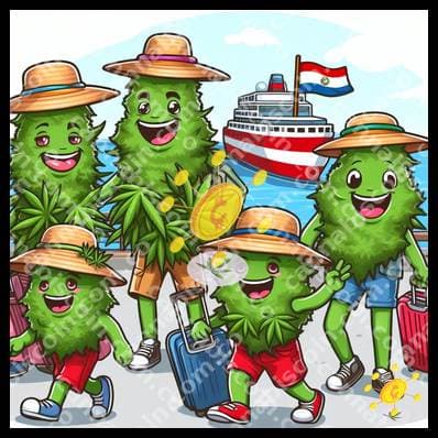 Moñito at the festive port