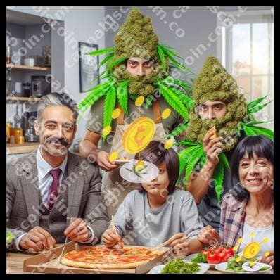 Herb Party at the Pizzeria