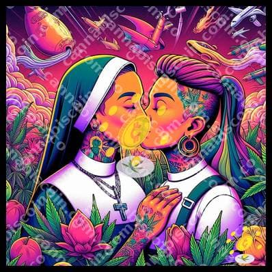 Green kisses among marimondas and joints