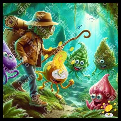 Gathering of ganyas in the jungle