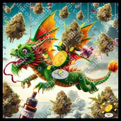 Macoña and dragons in the sky