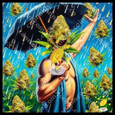 Herb in the embrace of the divine